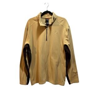 The Northface 1/4 zip fleece pullover men’s Xl two tone brown